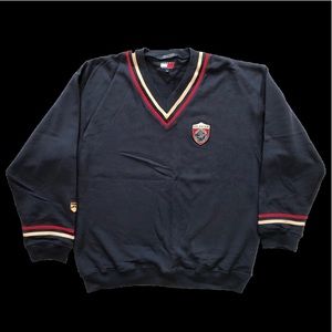 Vintage Tommy Hilfiger V-Neck Sweatshirt